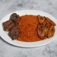 jollof w beef + plantain jollof w beef + plantain